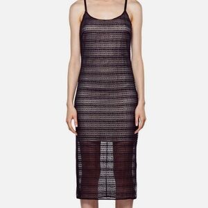 Alice + Olivia black lace dress